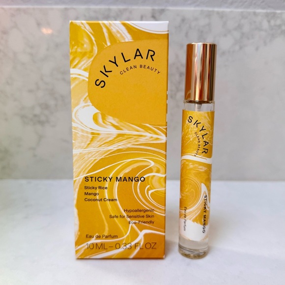 80% Full - SKYLAR Sticky Mango Scent Club Exclusive Scent, 0.33 Fl Oz Size EDP - Picture 1 of 4